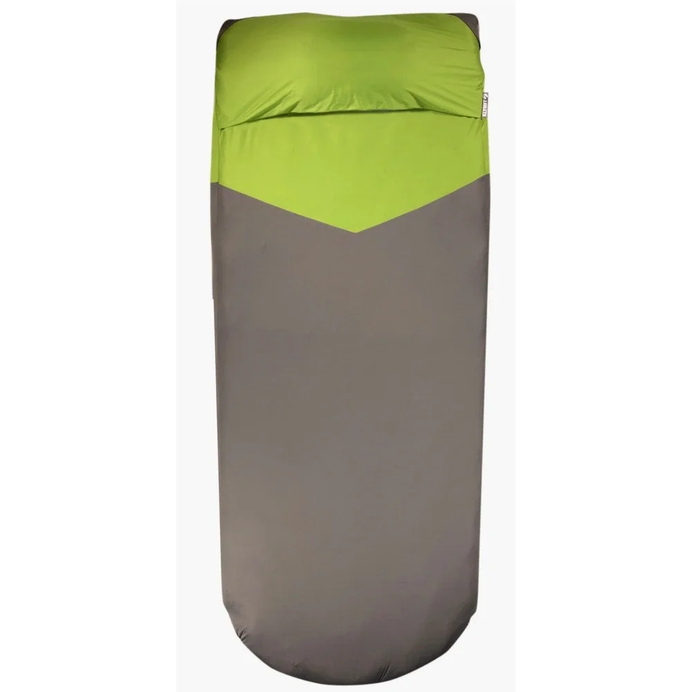 Klymit V Sheet Fitted Sleeping Pad Cover Regular Size Gray Green 72x23 NEW